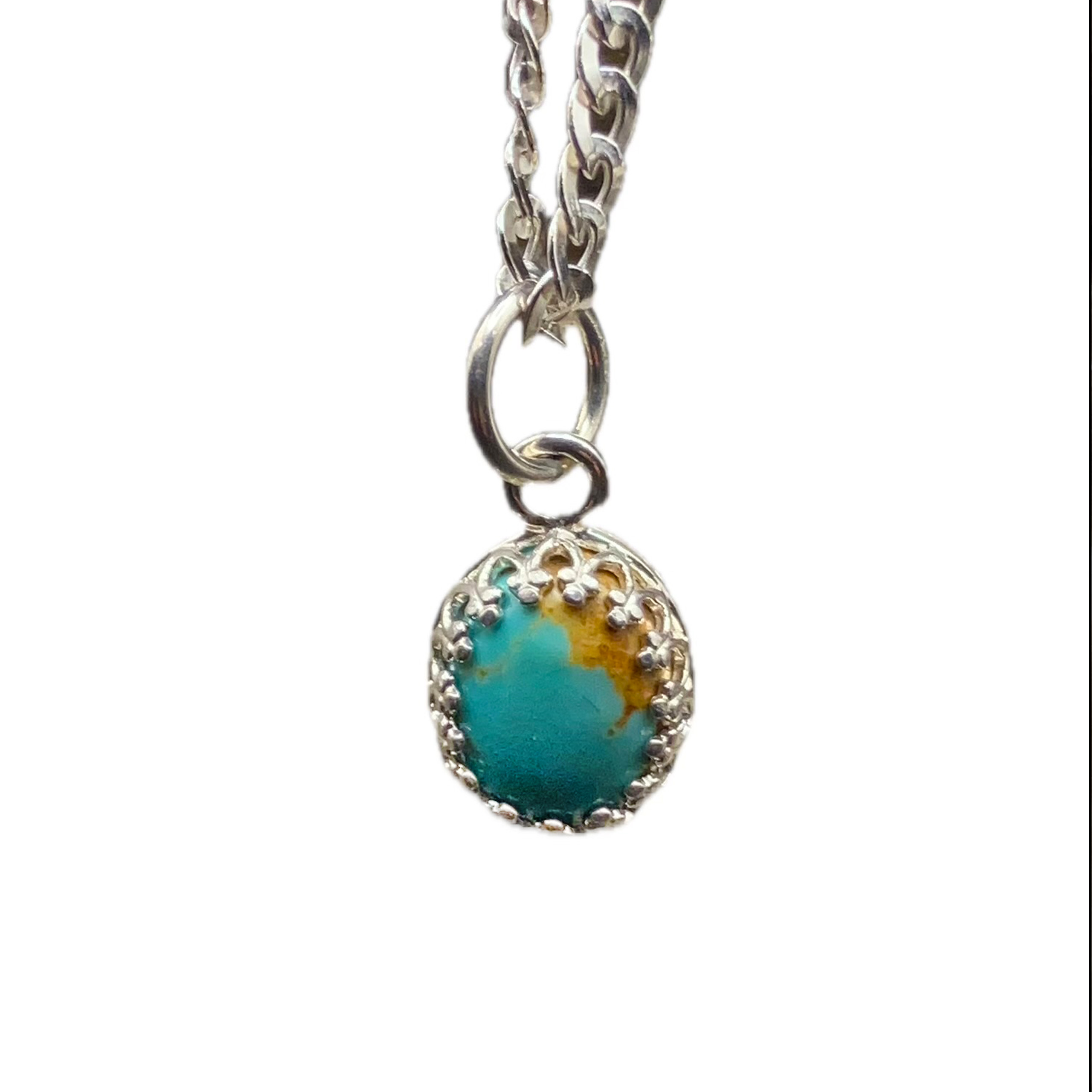 Desert Glow Necklace - Gold Canyon Turquoise - Image 3
