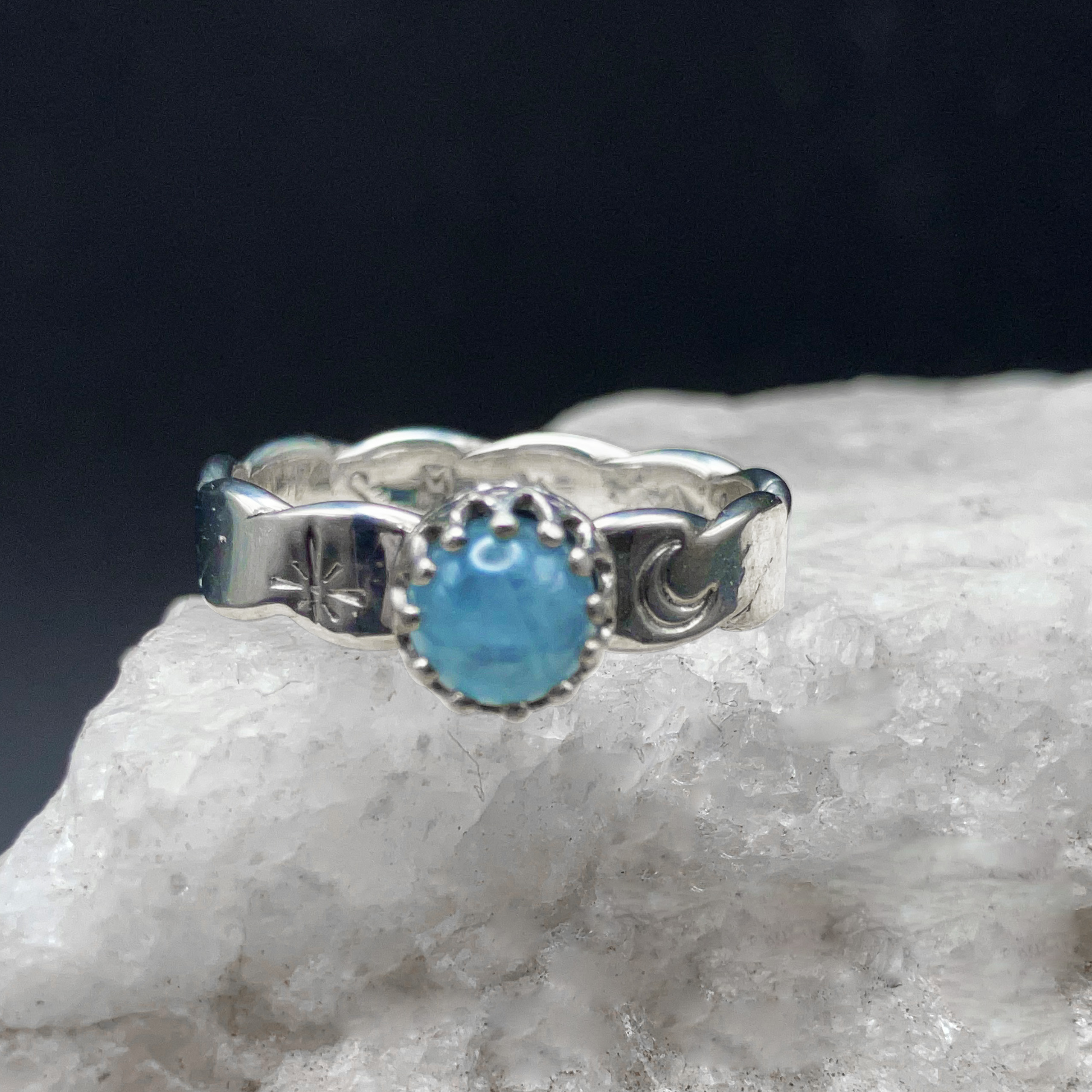 Ocean Reflections Ring - Aquamarine