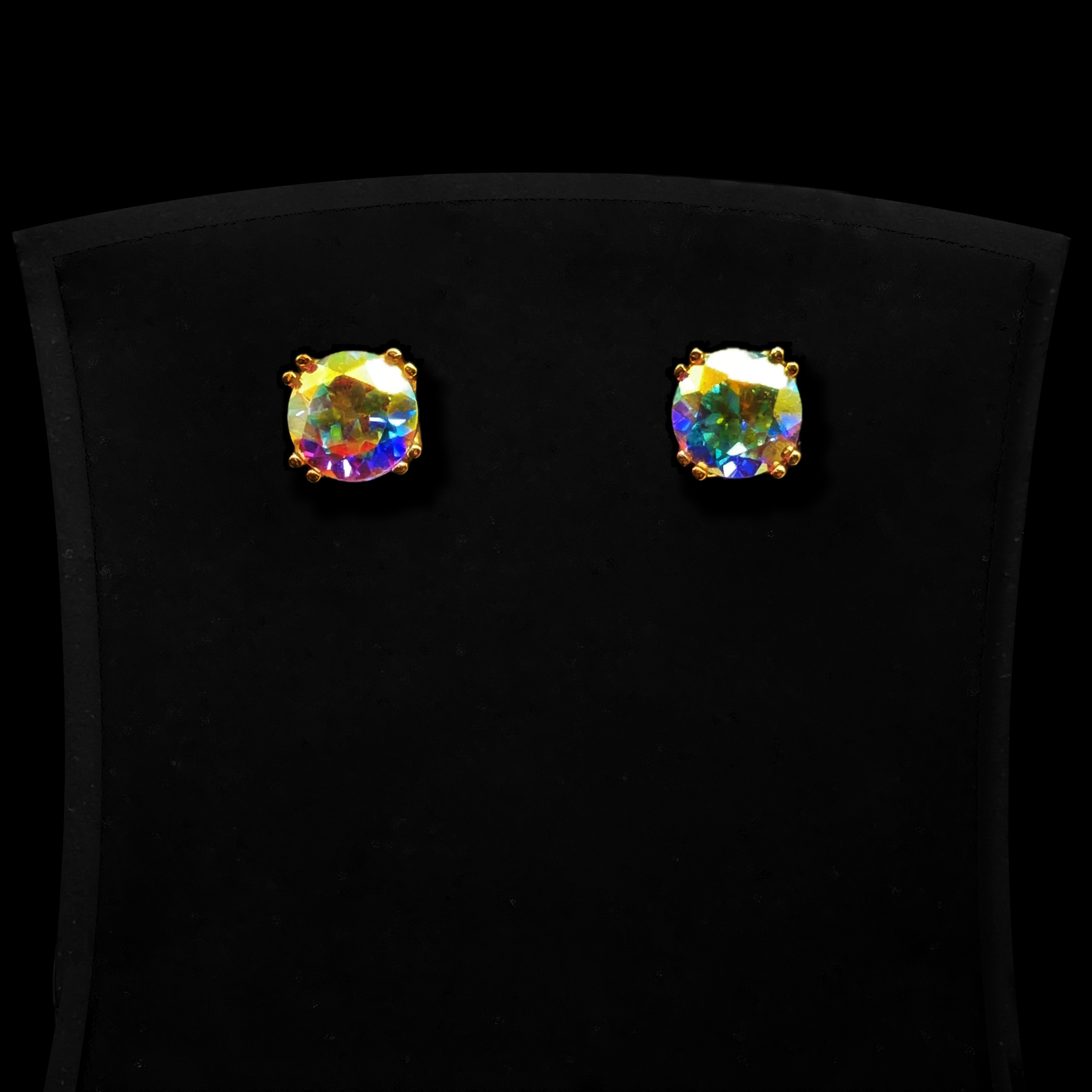 Radiant Prism Earrings - Mercury Mist Topaz