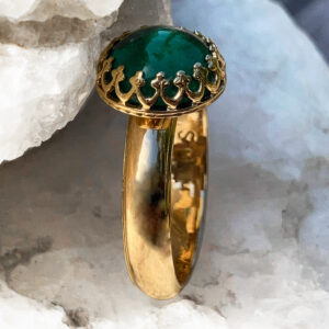Mar de Vida Ring – GIA Certified Colombian Emerald